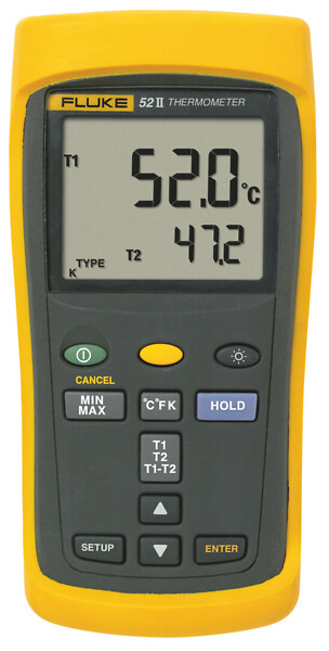 Lämpömittari Fluke 52 II  