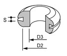 Läpivientikumi 275 10/5x1-3