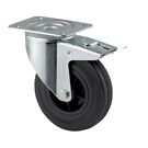 Kääntöpyörä 160mm nelikulmalaatta