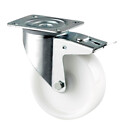Kääntöpyörä 160mm nelikulmalaatta