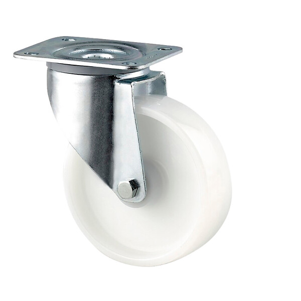 Swivel castor 125mm with plate Tente 3470UOO125P62