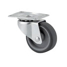 Kääntöpyörä 38mm nelikulmalaatta