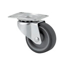 Kääntöpyörä 25mm nelikulmalaatta