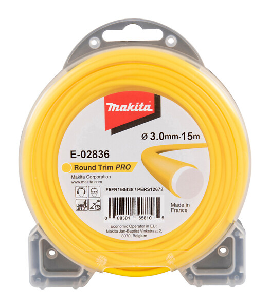 Siima pyöreä 3,0mm X 15m kakskomp. Makita E-02836