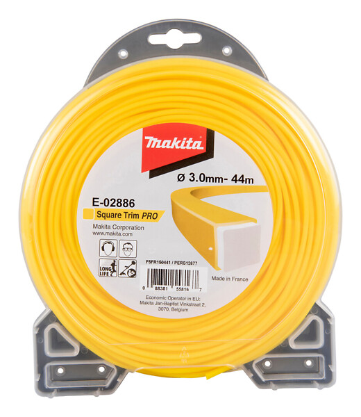 Siima neliö 3,0mm X 44m kakskomp. Makita E-02886