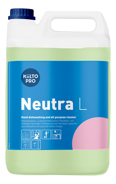 Kiilto Neutra L 5L 63061 astianpesuaine 3 kpl/pak