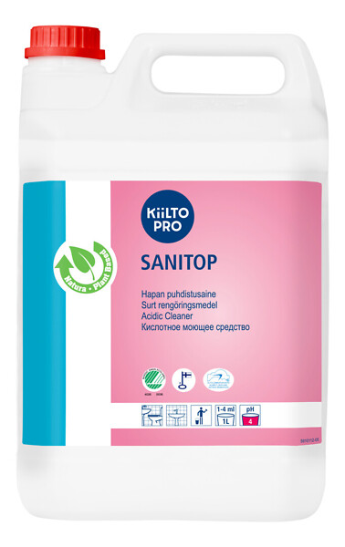 Etra Oy Kiilto Pro Sanitop 5L 41129 Hapan Saniteettitilat 3 pak