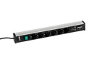 Pistorasiapaneeli 6 + 2xUSB +CAT6A