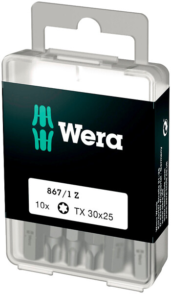 Bitssats TX30 x 25mm IP Wera 867/1 Z 05072411001 10st/fp