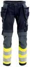 Riipputaskuhousut Tranemo 6325 81 Stretch FR Hi-Vis