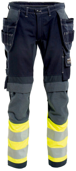 Riipputaskuhousut Tranemo 6325 81 Stretch FR Hi-Vis  