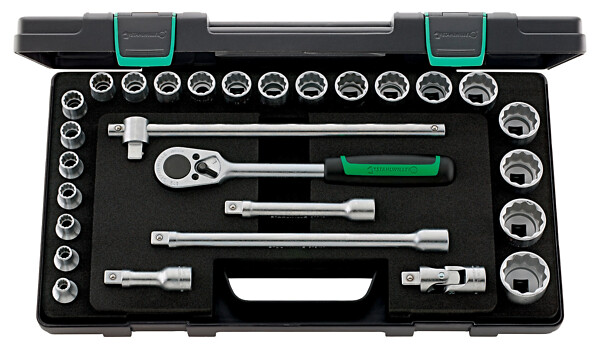 Stahlwille 50/22/6S hylsyavainsarja 1/2"  