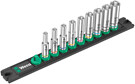 Wera socket set A long on magnet rail