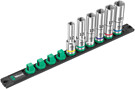 Wera socket set C long on magnet rail