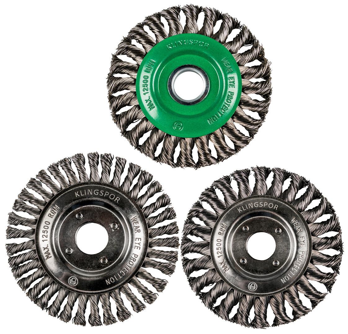 Etra Oy - Klingspor wheel brushes for angle grinder