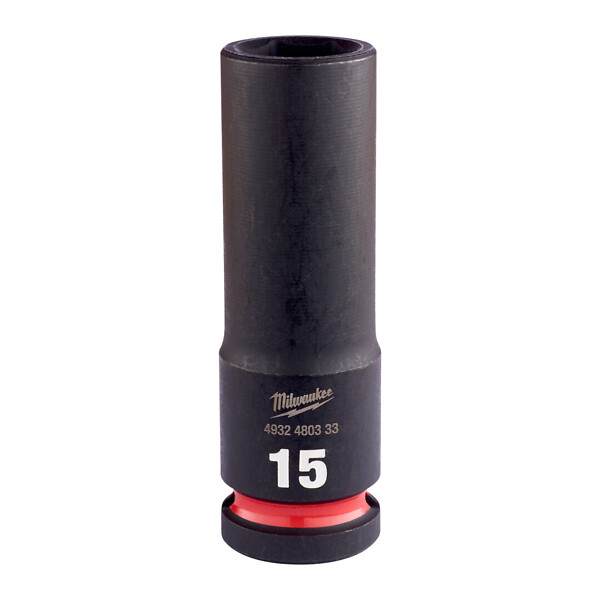 Voimahylsy 1/2'' SHW pitkä 15MM Milwaukee 4932480333