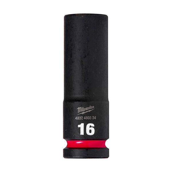 Voimahylsy 1/2'' SHW pitkä 16MM Milwaukee 4932480334