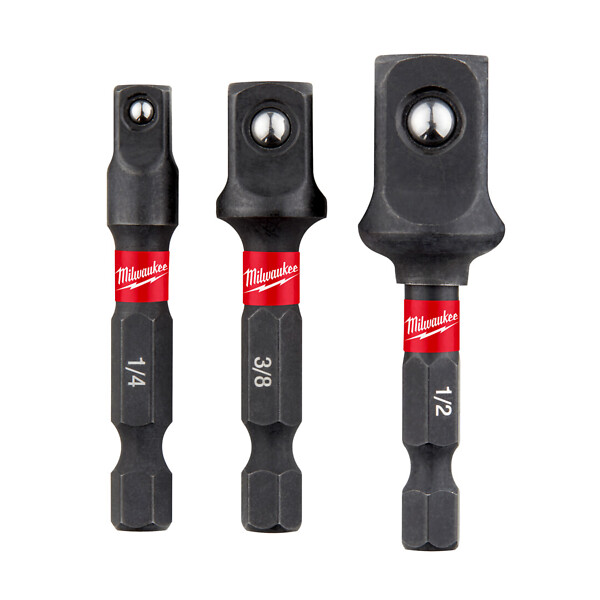 Adapteriset SHW voimahylsy 3 kpl Milwaukee 4932479228