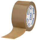 PP-pakkausteippi 50mm/66m ruskea
