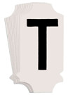 Bokstavsmärke T teckengrad 5,08cm
