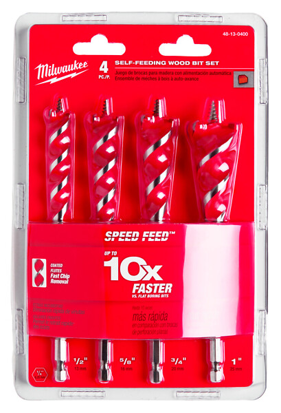 Puuporanteräsarja SPEEDF 4kpl Milwaukee 4932479477