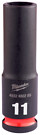 Voimahylsy 3/8&#039;&#039; SHW pitkä 11mm
