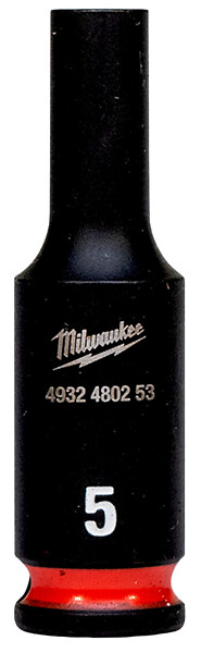 Voimahylsy 1/4'' SHW pitkä 5mm Milwaukee 4932480253