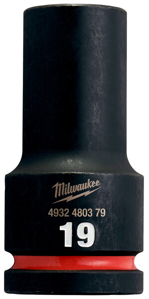 Voimahylsy 3/4'' SHW pitkä 19mm Milwaukee 4932480379