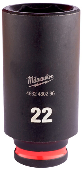 Voimahylsy 3/8'' SHW pitkä 22mm Milwaukee 4932480296