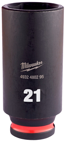 Voimahylsy 3/8'' SHW pitkä 21mm Milwaukee 4932480295