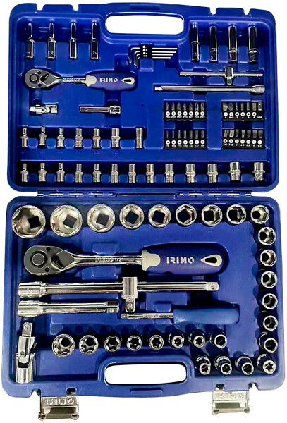 Irimo hylsysarja 1/4'' ja 1/2'' 98 osaa  