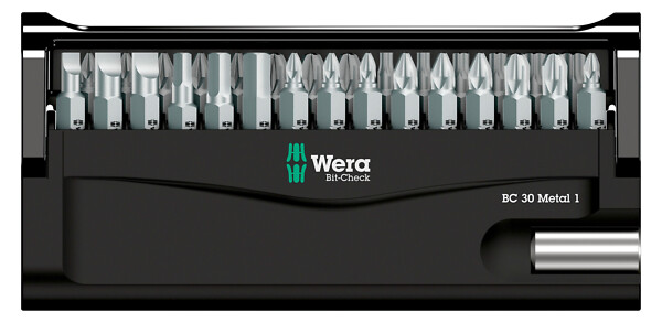 Holder + bit set 30 pcs Mix IP Wera B-C Metal 1 05057440001