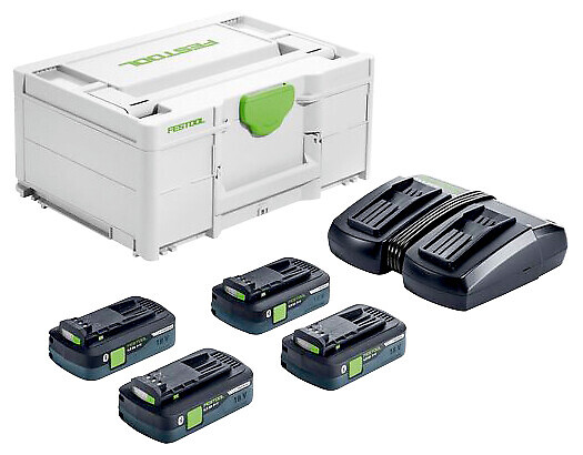 Energiaset SYS 18V 4x4,0/TCL 6 DUO Festool 577104