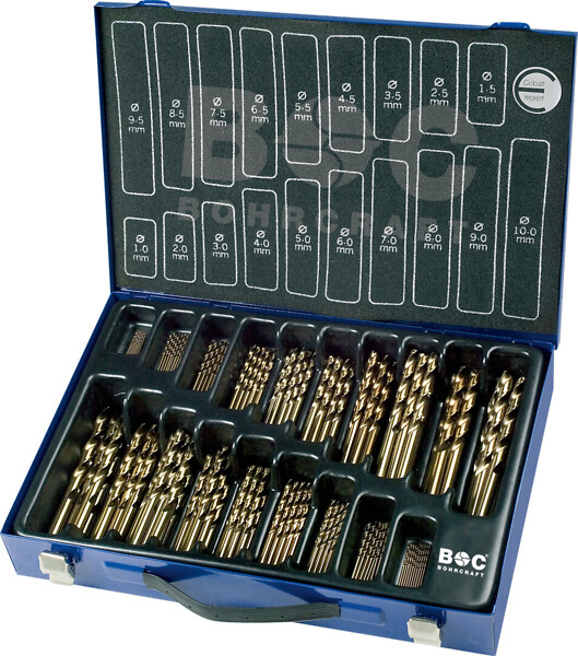 1140 HSS-Co 1-10mm porasarja Bohrcraft 11401410070 70-os.