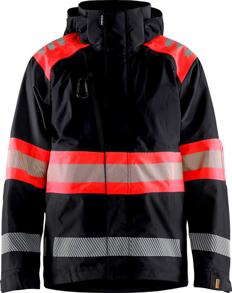 Kuoritakki BLÅKLÄDER HVis 4420 4XL 442019779955 4XL Musta/HVis pun.