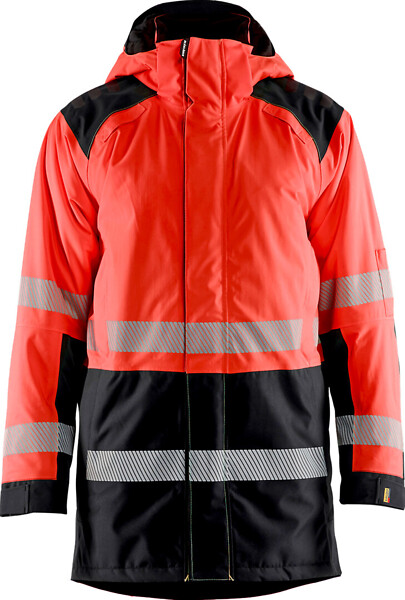 Talviparka BLÅKLÄDER HiVis 4457 2XL 445719875599 XXL HVis pun./Musta