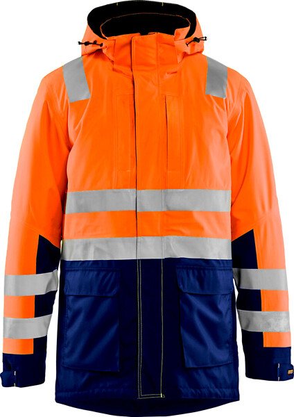 Talviparka BLÅKLÄDER Hi-Vis 4495 M 449519875389 M HVis ora/M.sin