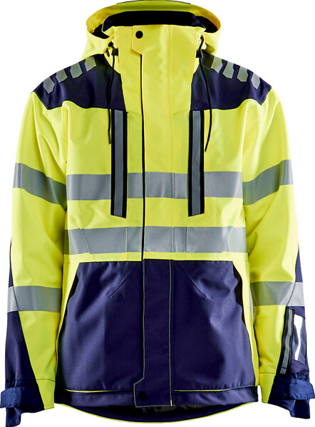 Kuoritakki BLÅKLÄDER HiVis 4496 2XL 449619183389 XXL HVis kelt./M.Sin