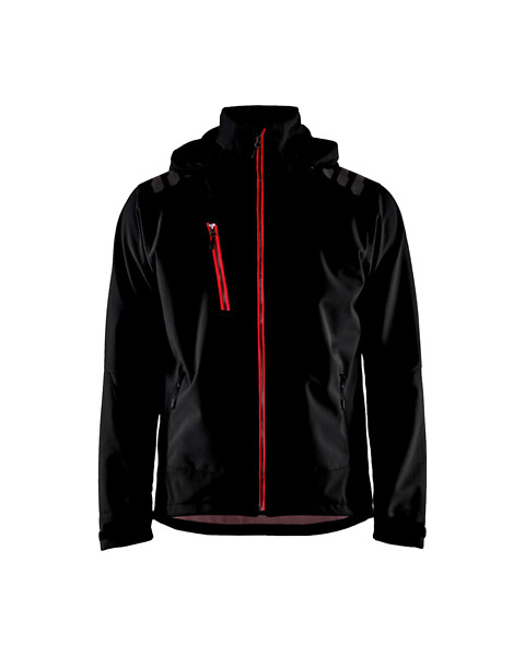 Softshelltakki BLÅKLÄDER 4749 2XL 474925139956 XXL Musta/Punainen