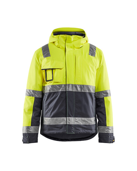 Talvitakki BLÅKLÄDER HVis 4870 XS 487019873396 XS Hivis Yellow/Grey