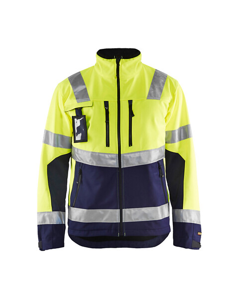 Softs.takki BLÅKLÄDER HVis 4900 4XL 490025173389 4XL HVis kelt/M.sin