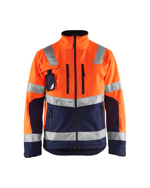 Softs.takki BLÅKLÄDER HVis 4900 4XL 490025175389 4XL HVis ora/M.sin