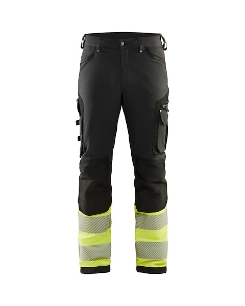 Housut BLÅKLÄDER HVis STR 1193 C44 119316429933 C44 musta/HVis kelt