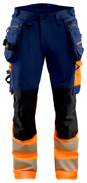 RThousut 4waySTR BLÅKLÄDER 1125 D88 112516488933 m.sin/Huomio oranssi
