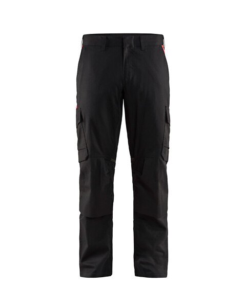 Housut BLÅKLÄDER Polv STR 1448 D100 144818329956 D100 Musta/Punainen