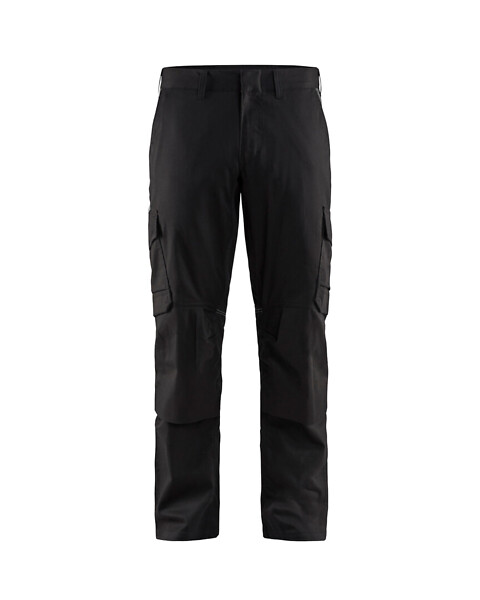 Housut BLÅKLÄDER Polv STR 1448 D100 144818329998 D100 Musta/T.harmaa