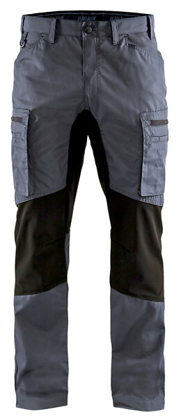 Housut BLÅKLÄDER Stretch 1459 C44 145918459499 C44 harmaa/musta