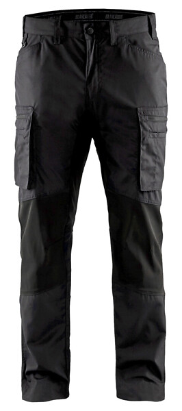 Housut BLÅKLÄDER Stretch 1459 D100 145918459899 D100 T.Harmaa/Musta