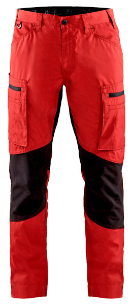 Trousers stretch 1459 D120 145918455699 D120 red/black