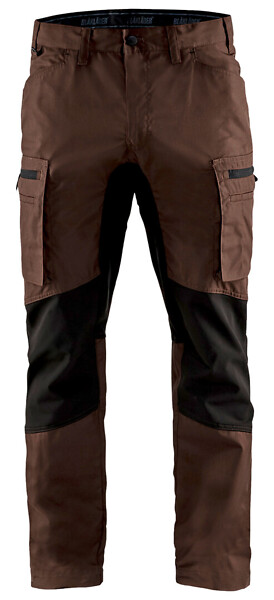Housut BLÅKLÄDER Stretch 1459 D100 145918457899 D100 Ruskea/Musta